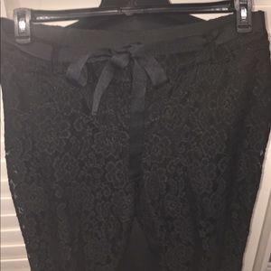Lined Lace Dress Pants